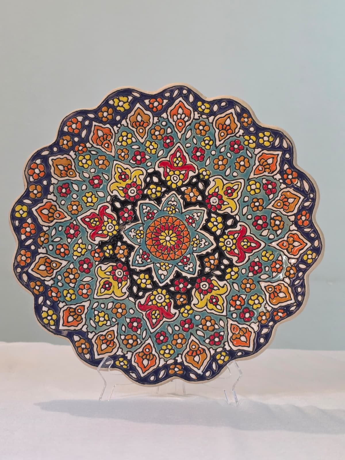 صحن يدوي