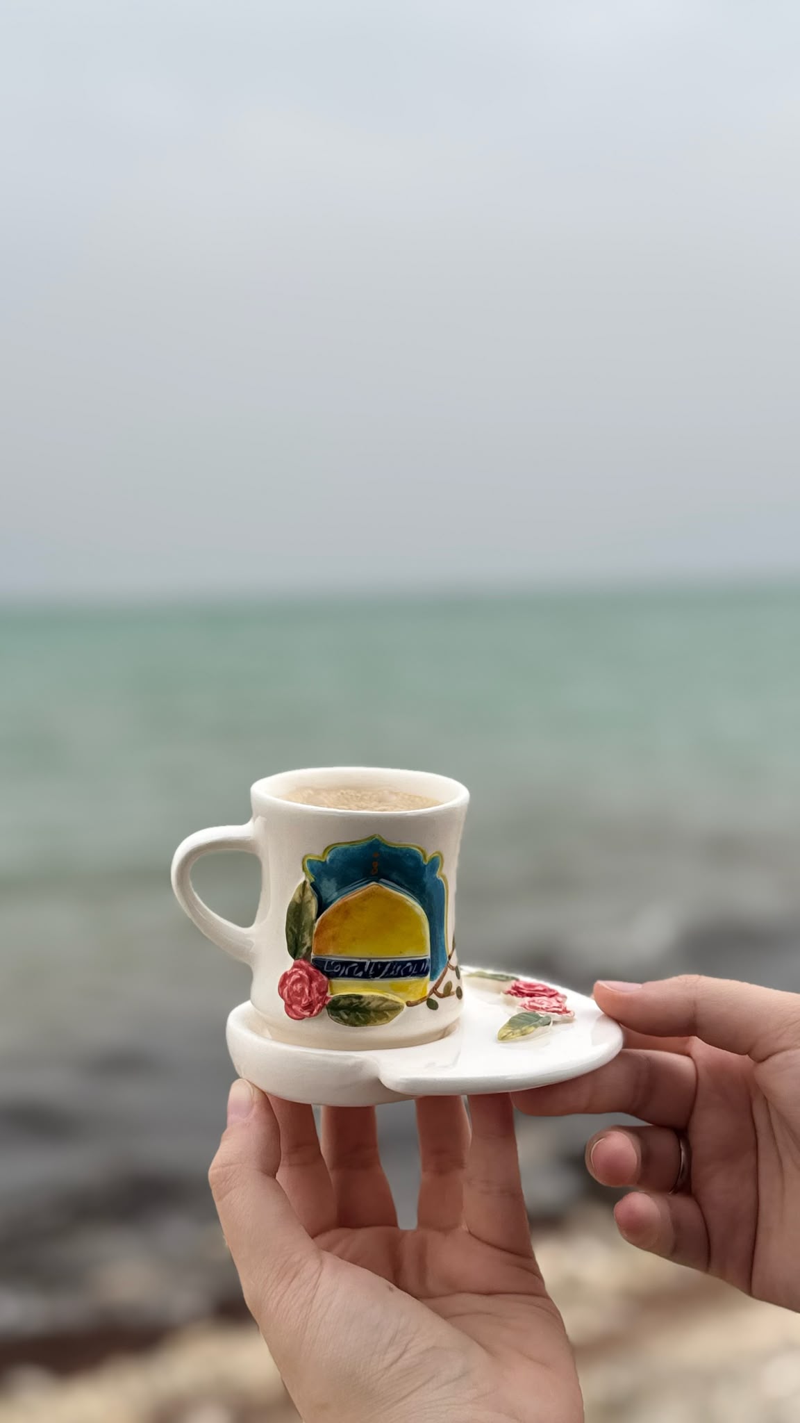 استكان رضوي مع الصحن