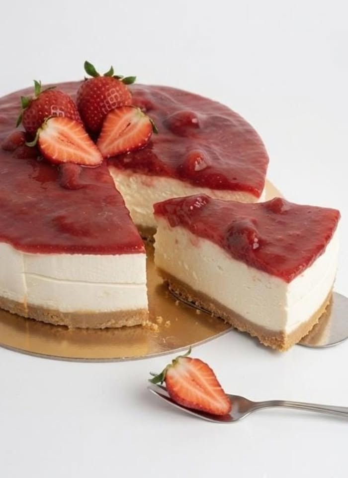 تشيزكيك  فراولة - Strawberry Cheesecake